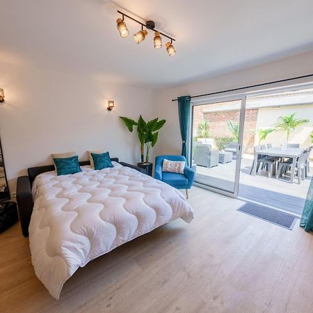 L'Escale Tropicale, Appartement Independant Avec Terrasse Privative Saint-Quentin  Dış mekan fotoğraf