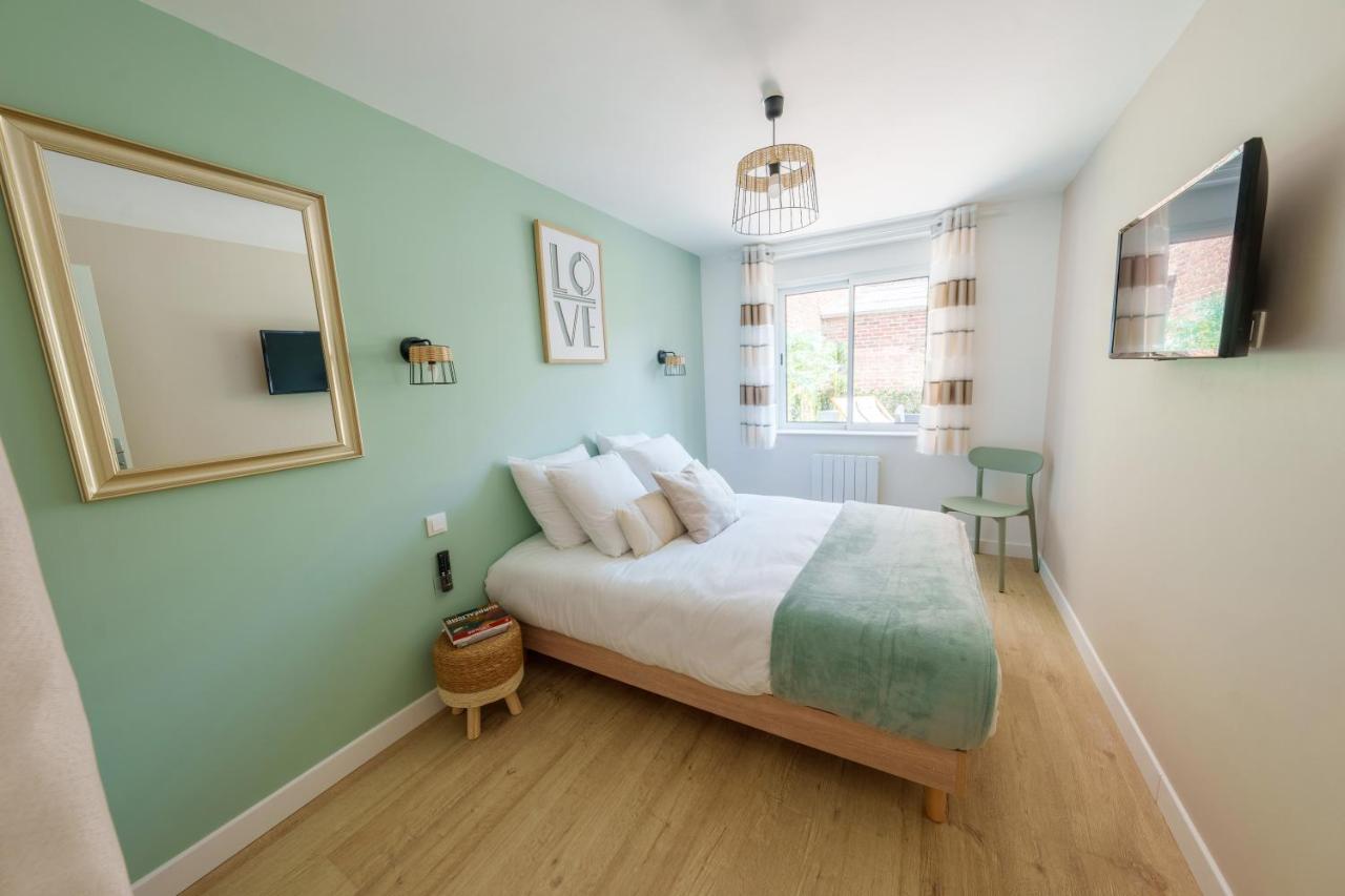 L'Escale Tropicale, Appartement Independant Avec Terrasse Privative Saint-Quentin  Dış mekan fotoğraf