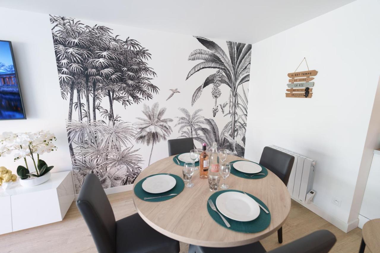 L'Escale Tropicale, Appartement Independant Avec Terrasse Privative Saint-Quentin  Dış mekan fotoğraf